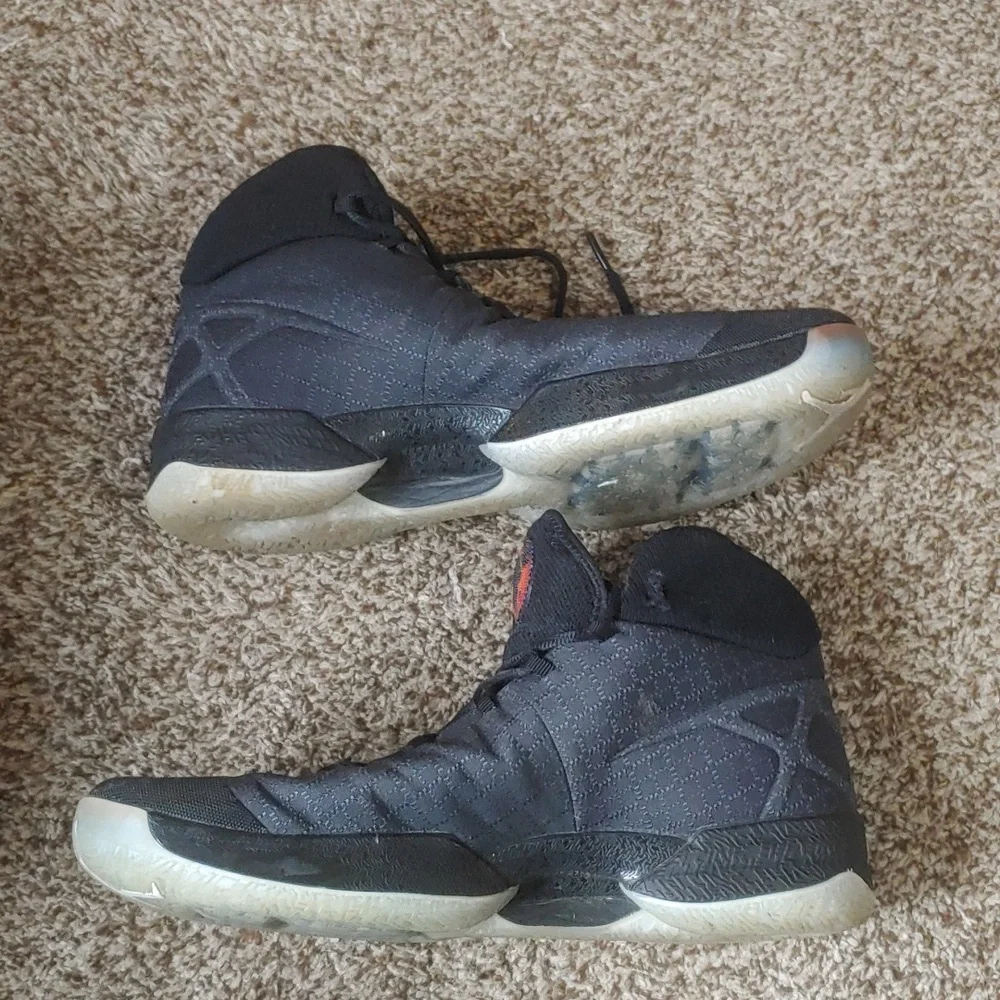 Air Jordan XXX 30 Black Anthracite Sneakers Men's Size 12